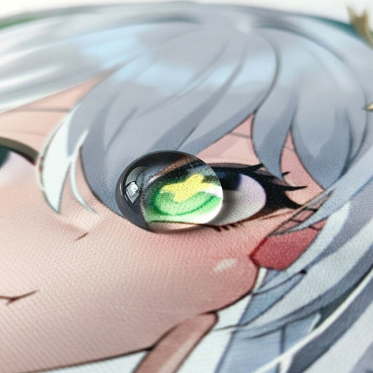 Anime Girl Green Eyes Nature Vibe