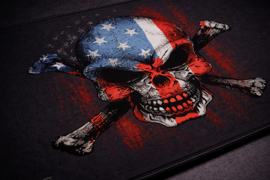 American Flag Skull
